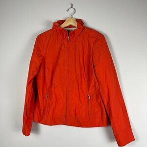 Edit by Jeanne Beker jacket windbreaker red size 6